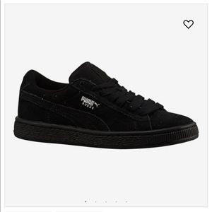 Black Puma Suede Sneakers